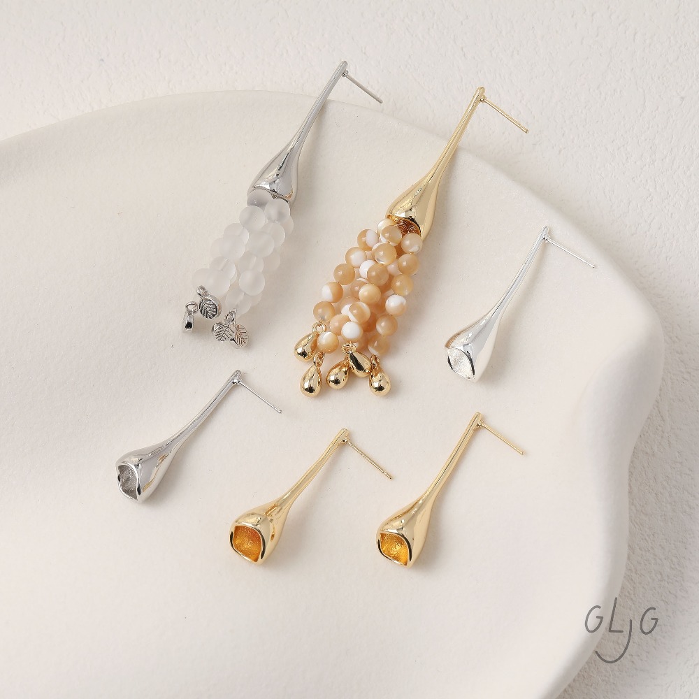 Supply Florist - 2 uds. Pendientes delicados con forma