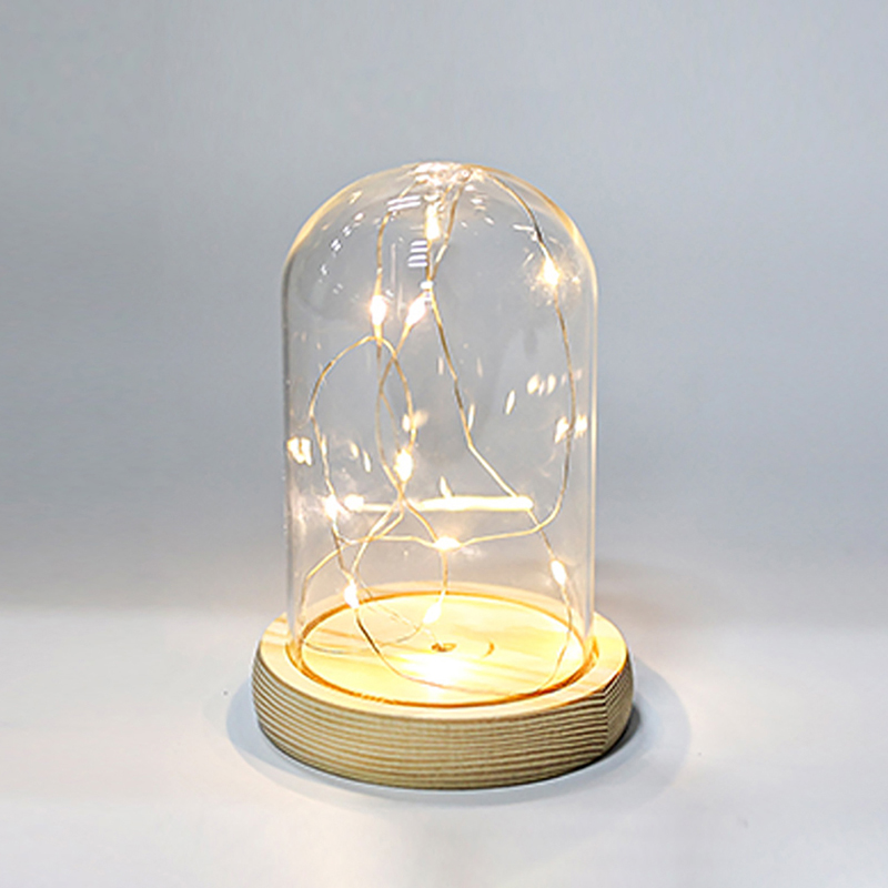 Florist Supply Vases - Base de madera con cúpula de
