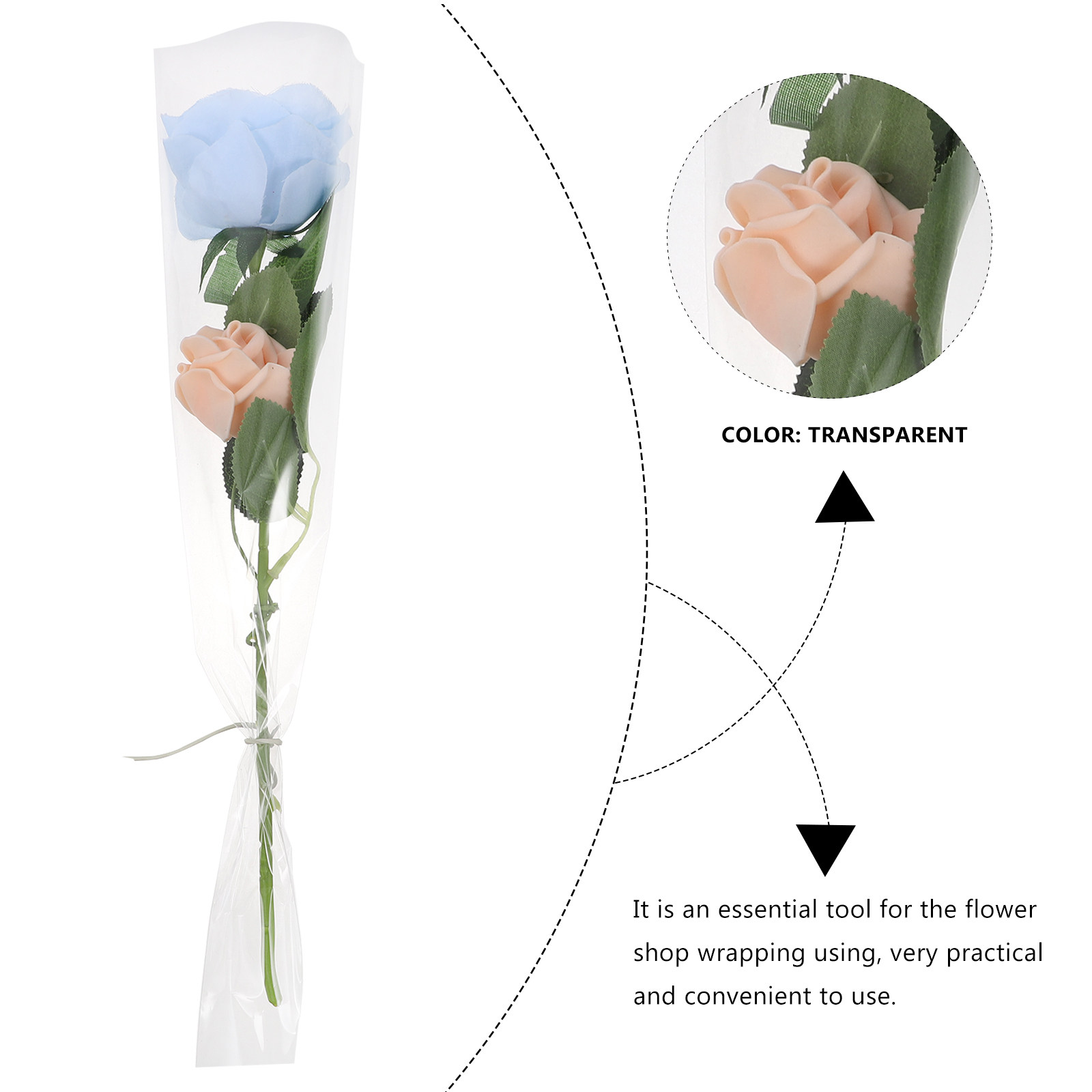 50 unidades de bolsas de celof - Florist Flower Supply reseña y precio