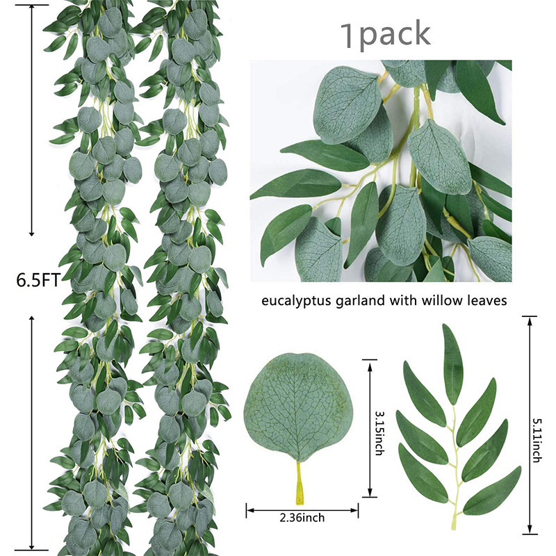 Plantas artificiales de ratán  - Eucalyptus Preserved reseña y precio