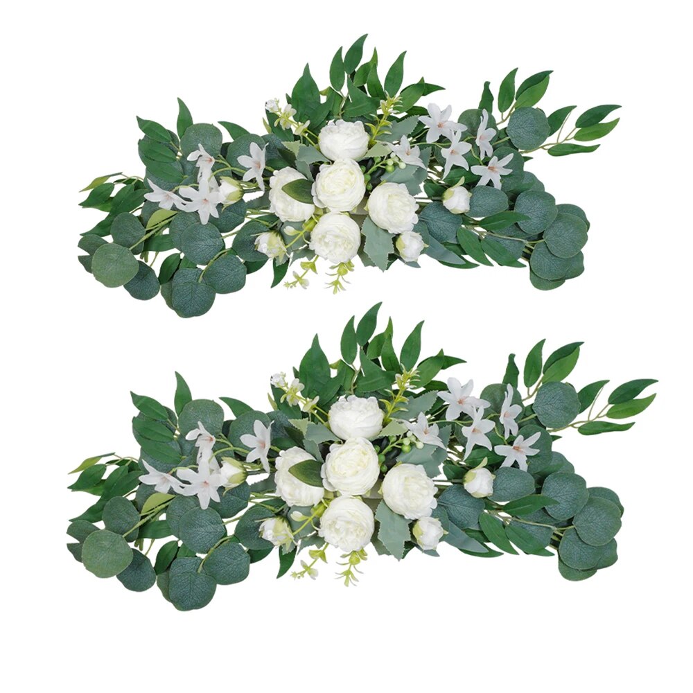 Flores artificiales de arco de - Eucalyptus Preserved reseña y precio